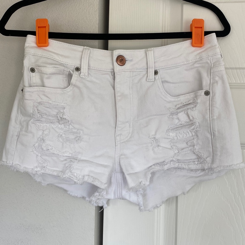 American Eagle Super Stretch X Hi-Rise Jean Shorts